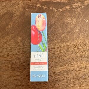BNIB Bloomeffects Tulip Tint Lip & Cheek Balm in Crispa Coral